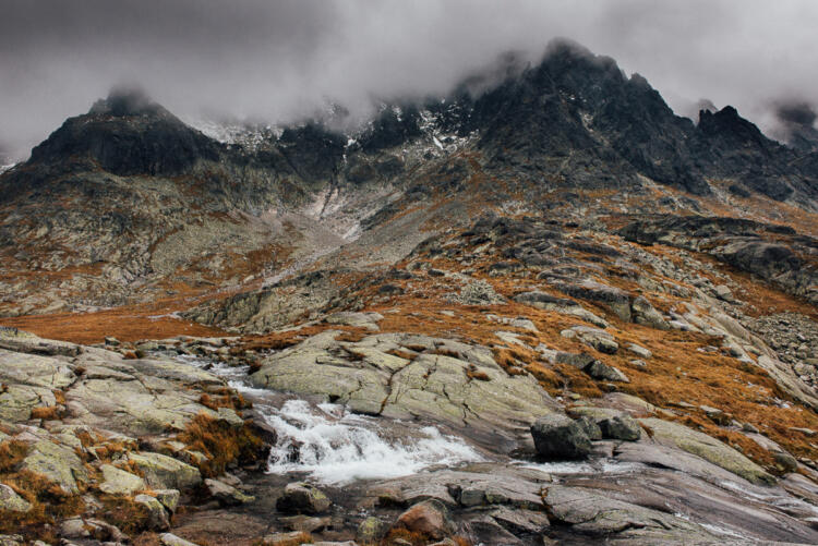 Tatry po jesennom daždi